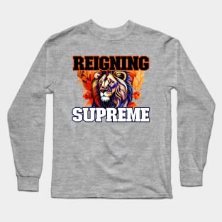 Reigning Supreme Majestic Lion Long Sleeve T-Shirt